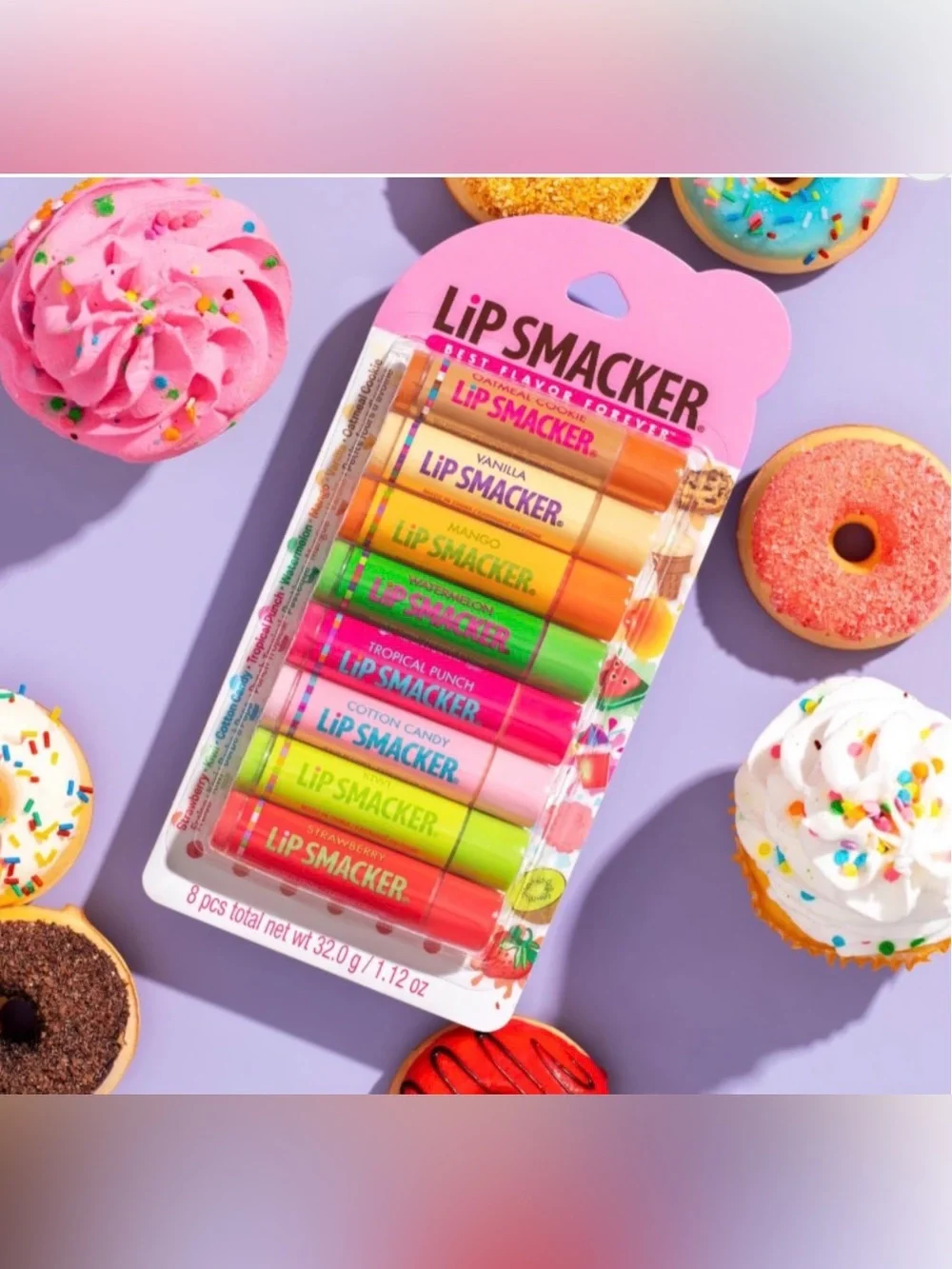 Lip Smacker 8-Pack Flavored Lip Balm Set